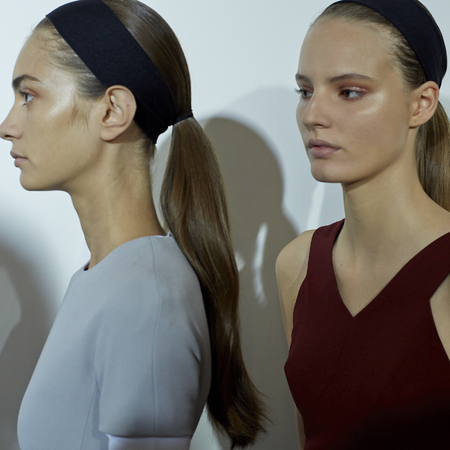 Victoria Beckham models NYFW SS14