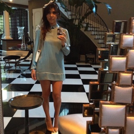 Kourtney Kardashian Instagram, alice in wonderland dress