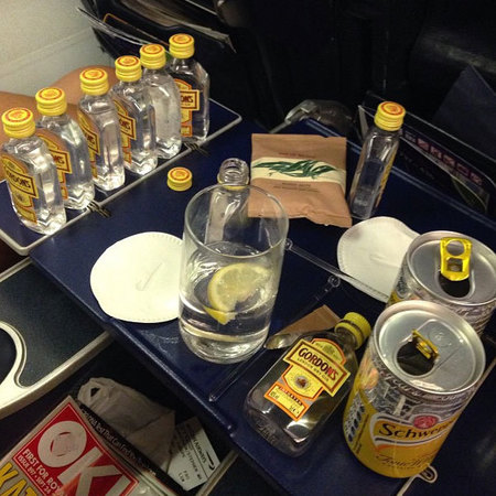 Professor Green gin and tonic