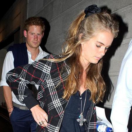 Cressida Bonas and Prince Harry at The Book Of Mormon