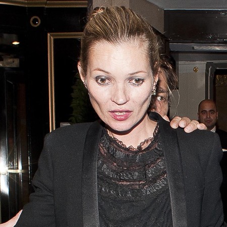 Kate Moss looking rough in london