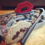 lulu guinness - lips clutch - handbags - movember - handbag.com