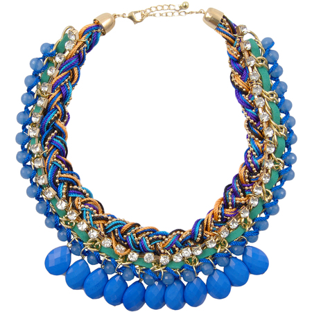 Chelsea Doll Safara Colbalt Statement Necklace Chelsea Doll Safara Colbalt Statement Necklace