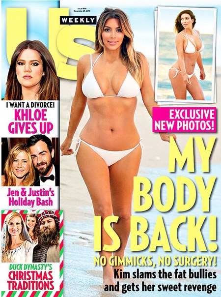 Kim Kardashian beach body bikini pics - post-baby body - weight loss - celebrity diets - celebrity weight loss - bikini pics - celeb news - diet and fitness - handbag.com