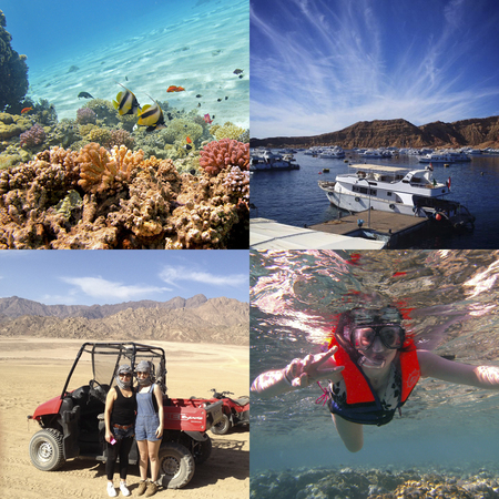 snorkelling in sharm el sheik - desert quad biking in egypt - winter sun holiday - handbag.com