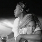 Beyoncé and Jay-Z take on Kim Kardashian and Katy Perry and John Mayer in power couple video - music videos - Beyoncé visual album - Drunk in Love - music video still - celebrity relationships - life news - handbag.com