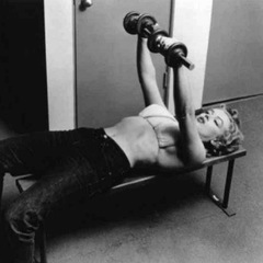 marilyn monroe - strength training - handbag.com