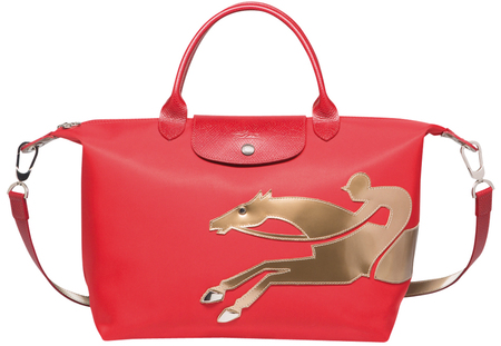 longchamp le pliage large long handle