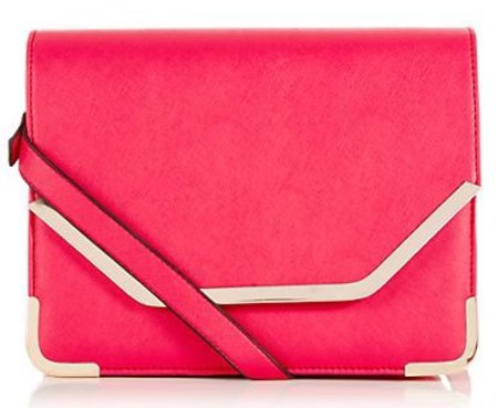 new handbag from high street - new look - hot pink fuchsia crossbody bag - handbag.com
