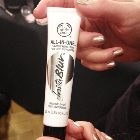 makeup products used backstage at london fashion week - the body shop instablur - skin perfecting primer - handbag.com