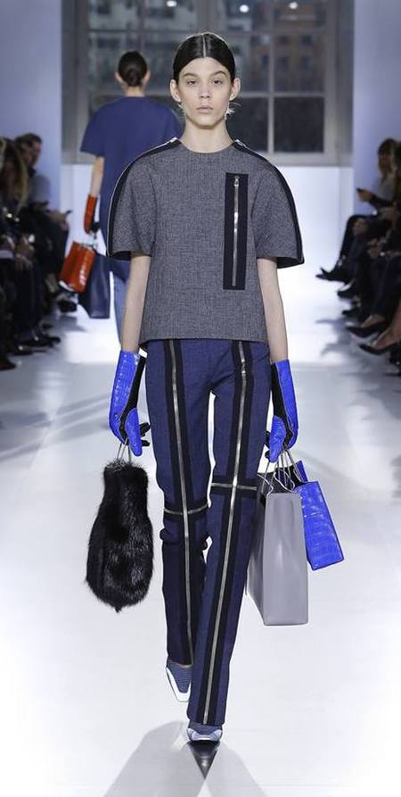 New designer handbags at Balenciaga AW14 catwalk show - Paris Fashion Week - supermodels carrying bags - Alexander Wang - fashion and celebrity news - handbag.com