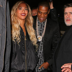 Beyonce wears bomber jacket out to dinner with Jay-Z - Beyonce fashion - Beyonce style - celebrity fashion trends - fashion news - handbag.com