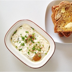 Eggs Cocette recipe or eggs in a pot recipe - brunch recipe - breakfast recipe - quick and easy recipe - one minute meal recipes - food - handbag.com