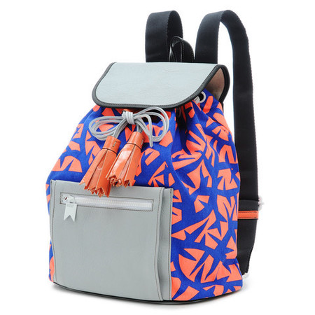 Meredith Wendell patterned backpack - Susie Yau - Susie Bubble - What's in my handbag - lifestyle - shopping bag - handbag.com