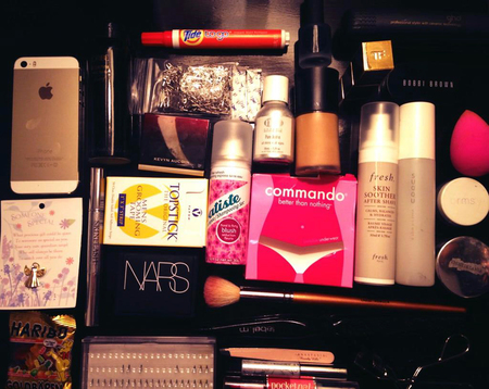 whats in my handbag emma watson - celebrity beauty secrets emma watson - makeup and handbag essentials - handbag.com