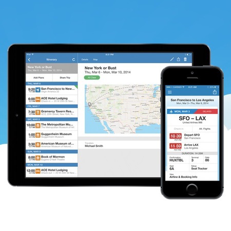 Tripit - travel app - best travel apps - travel bag - handbag.com