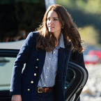 Kate Middleton - new zealand tour - gingham shirt - zara jacket - wedges - handbag.com