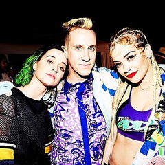 rita ora with katy perry and jeremy scott - makeup haul - handbag.com