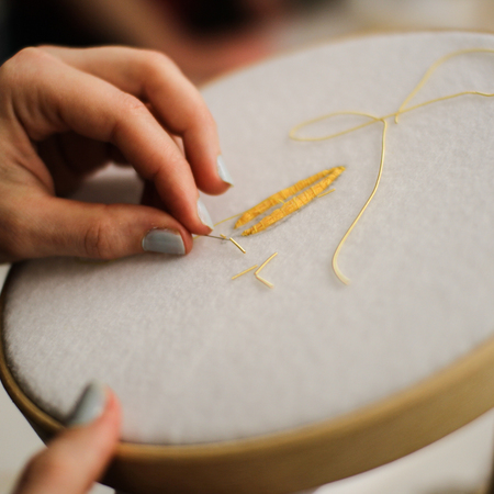 DIY Fashion Fix - How to embroider a handbag - shopping bag - handbag