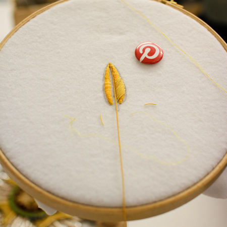 DIY Fashion Fix - How to embroider a handbag - shopping bag - handbag