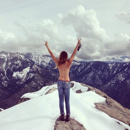 Topless on tour viral instagram pictures - viral instagram account - women going topless pics - travel pics - news - handbag.com