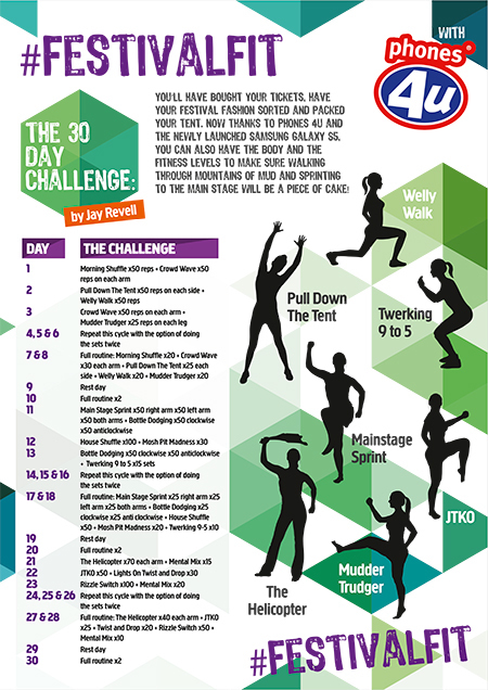 festivalfit 30 day challenge - at home exercises - gym bag - handbag