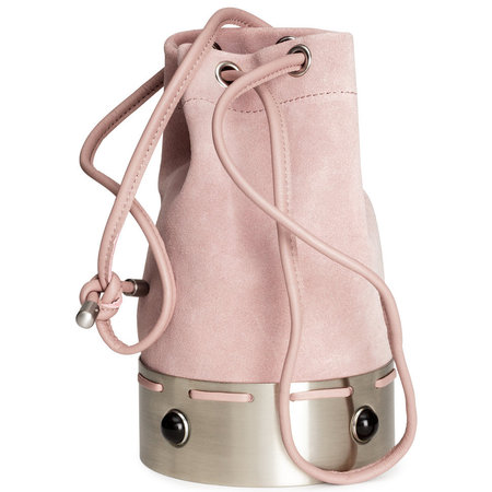h&m suede bag - best pink handbags - shopping bag - handbag