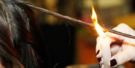 Barbara Fialho - Laces and hair salon brazil - burning split ends - velaterapia laces - would you burn your hair - beauty news - beauty bag - handbag.com