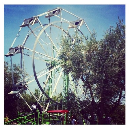 ferris wheel - kim kardashian throws north west an epic birthday party - baby bag - handbag