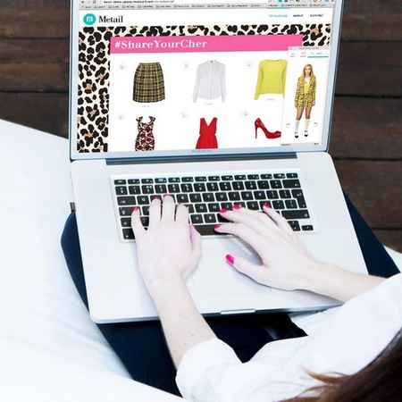 shareyourcher with metail app - cher from clueless closet is now a reality - shopping bag - handbag