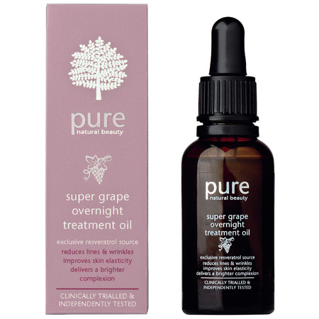 marks and spencer-pure super grape skincare collection-natural ingredients-reservatol-recycled wine grapes-face oil-handbag.com