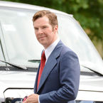 Benedict Cumberbatch - new pictures - set of black mass - suit - face on - handbag.com