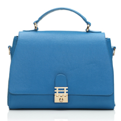 Florian London - Vienna Top Handle Bag - Blue - buy it on your break - handbag.com