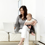 mum working from home - start your own business - top tips - baby advice - baby bag - handbag.com